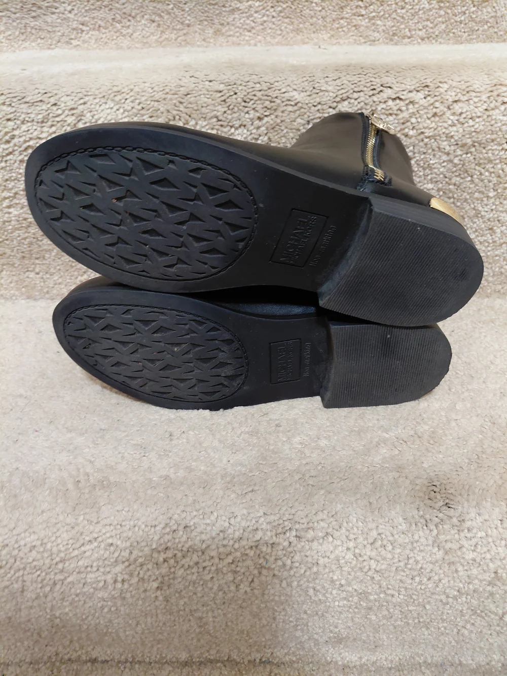 Michael Kors Black Leather Ankle Boot